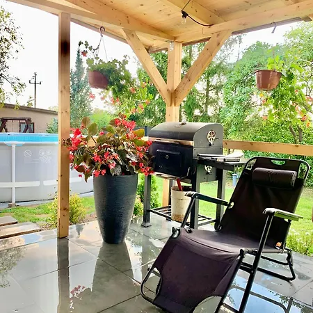 Mazurski Dom Brejdyny Sauna I Bania Holiday home Mragowo